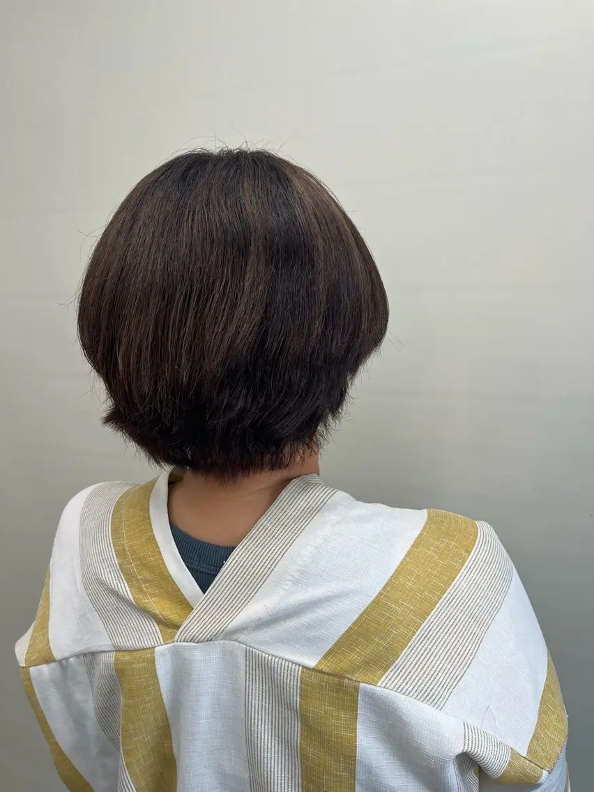 カラー ベージュカラー ブラウンカラー 松井 咲樹のヘアスタイル