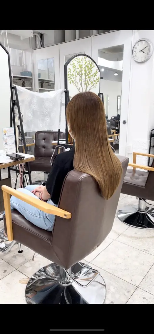 ロング カラー カット ヘアカラー トリートメント カラー特化サロン ピリナ相武台前のヘアスタイル