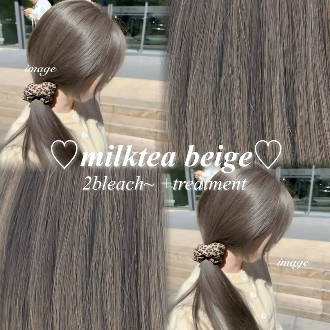 ロング カラー ヘアアレンジ ヘアカラー トリートメント ヘッドスパ ヘアセット 🤍淡色ピンク&ラベ ンダーYUKI🤍のヘアスタイル