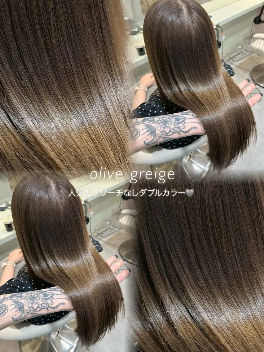 セミロング カラー 大宮レイヤーカット ハッシュ　柏崎颯刀のヘアスタイル
