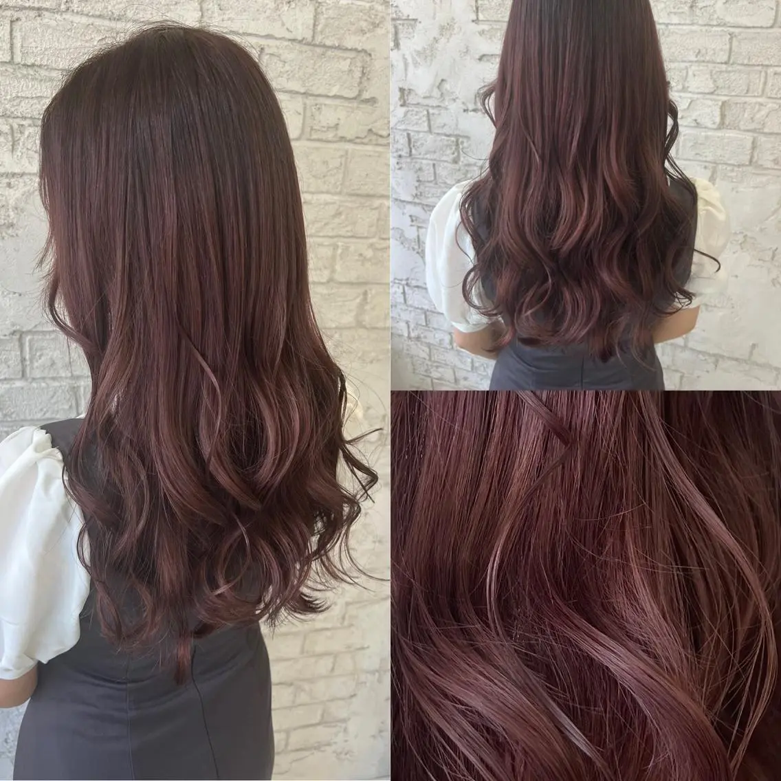 ロング カラー ヘアカラー エクステ＆艶カラー 🎀YURINA🎀のヘアスタイル