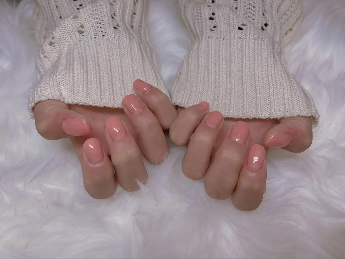 ネイル ワンカラーネイル nailsalon muguetのネイルデザイン