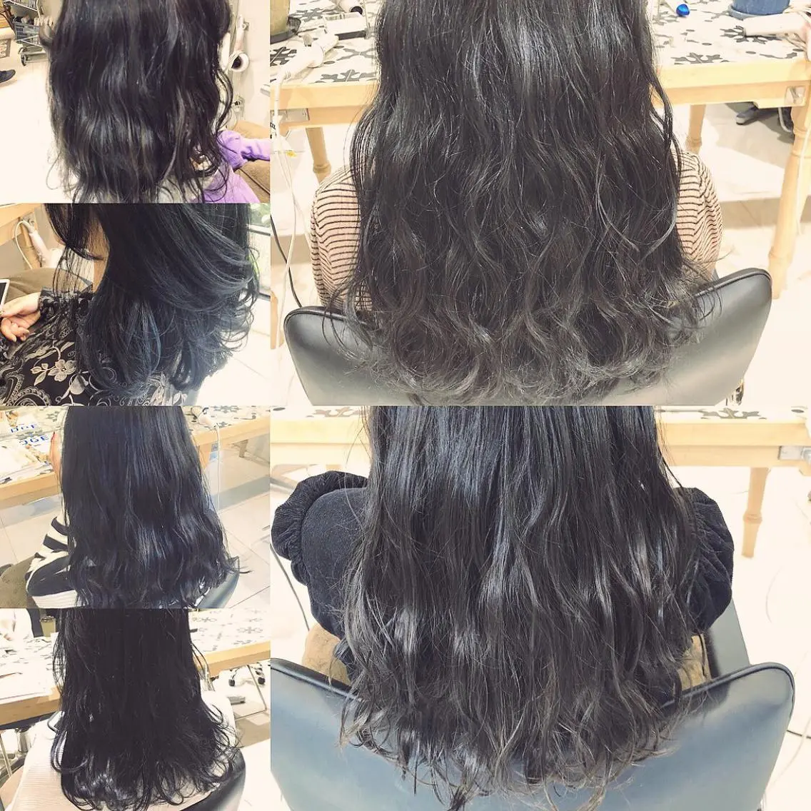 ロング カラー カット ヘアカラー トリートメント 荒木 依莉亜のヘアスタイル