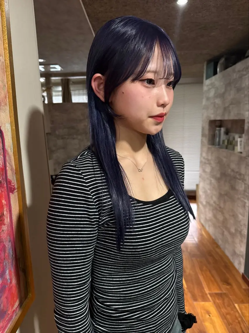ロング カラー 似合わせカット カット ヘアカラー トリートメント mai / linoah˚✧のヘアスタイル