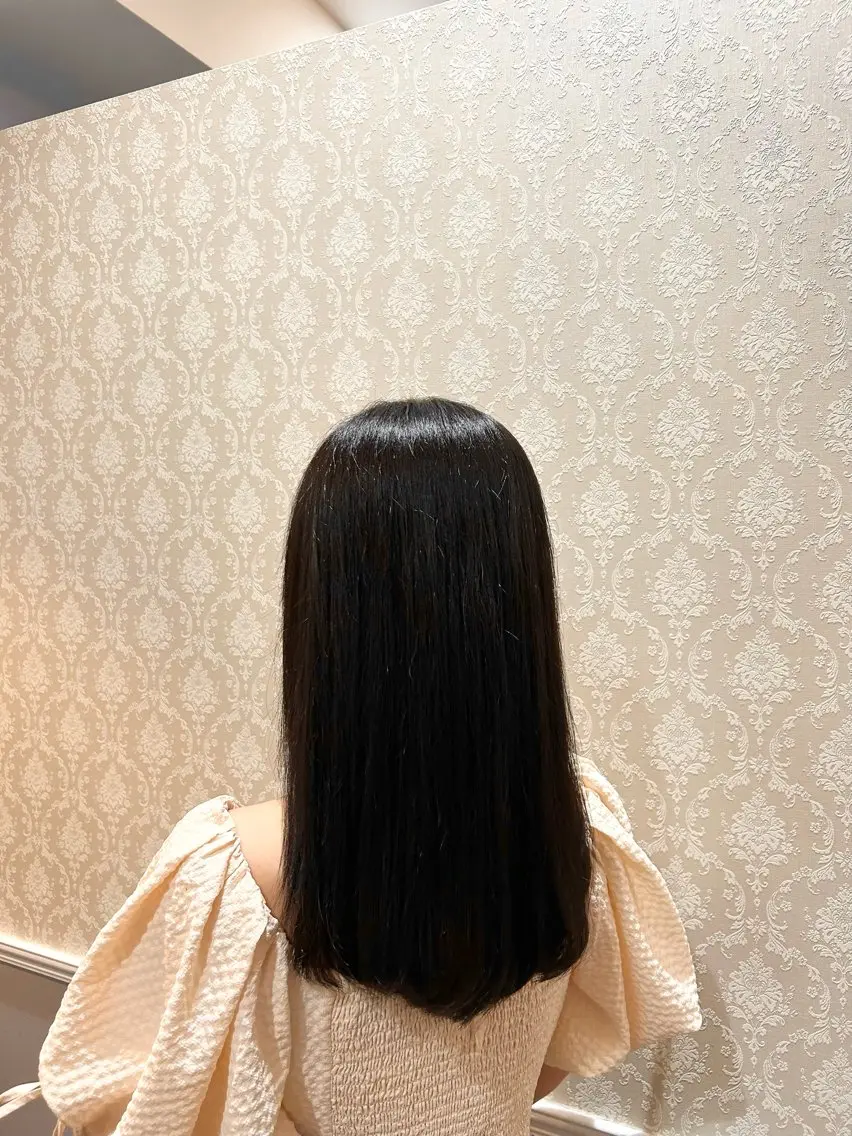 ロング カラー 透明感カラー ラベンダーカラー Kurumi リトル渋谷のヘアスタイル