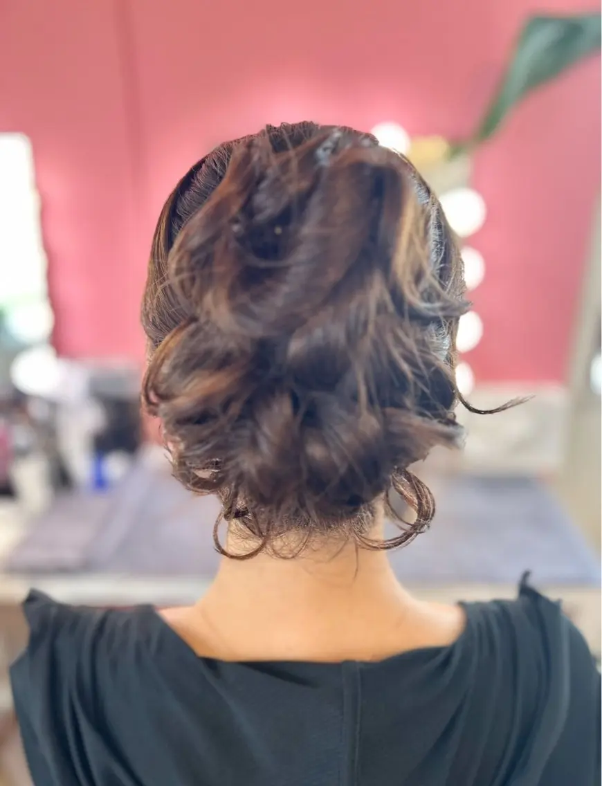 ロング ロング ヘアセット 北本 美幸のヘアスタイル