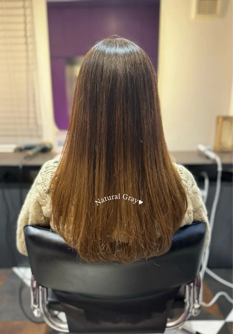 ロング カラー 🤍たむら みなみ 銀座🤍のヘアスタイル