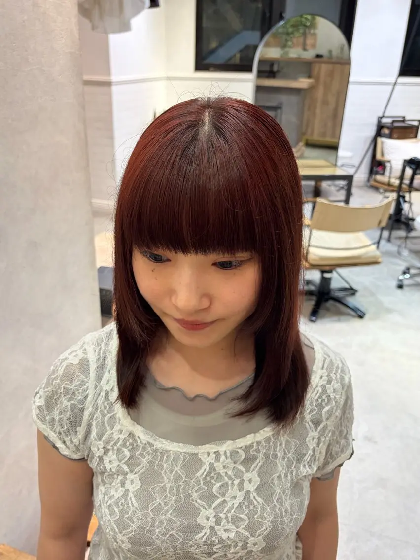ミディアム カラー カラーモデル募集中 anna🫧のヘアスタイル