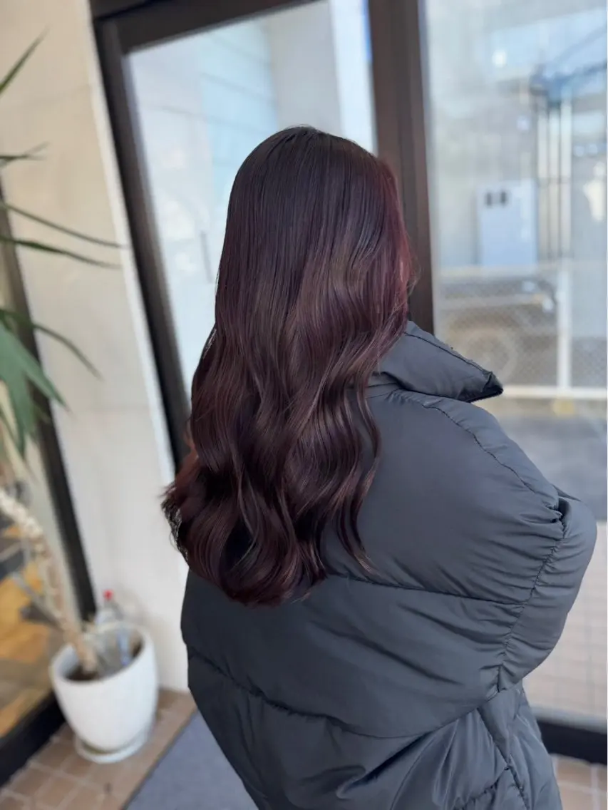 カラー 甲斐谷 真凜のヘアスタイル
