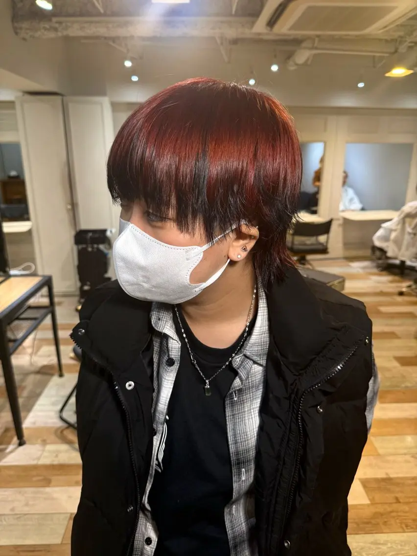 ショート カラー デザインカラー インナーカラー ウルフカット ヘアカラー トリートメント 🌈デザインヘア職人 Kaede🌈のヘアスタイル