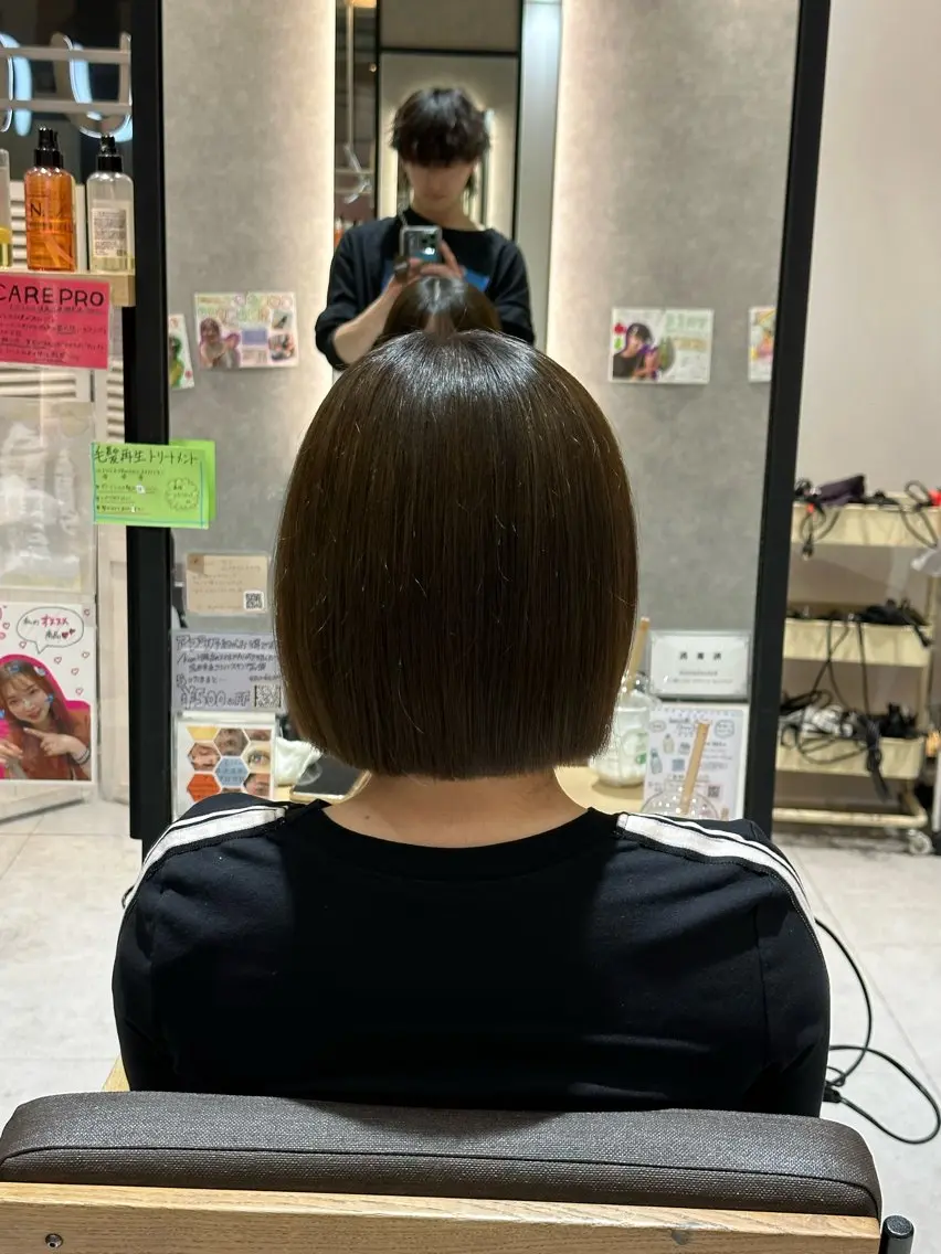 ショート 🫧のばた /川越/透明感🫧のヘアスタイル