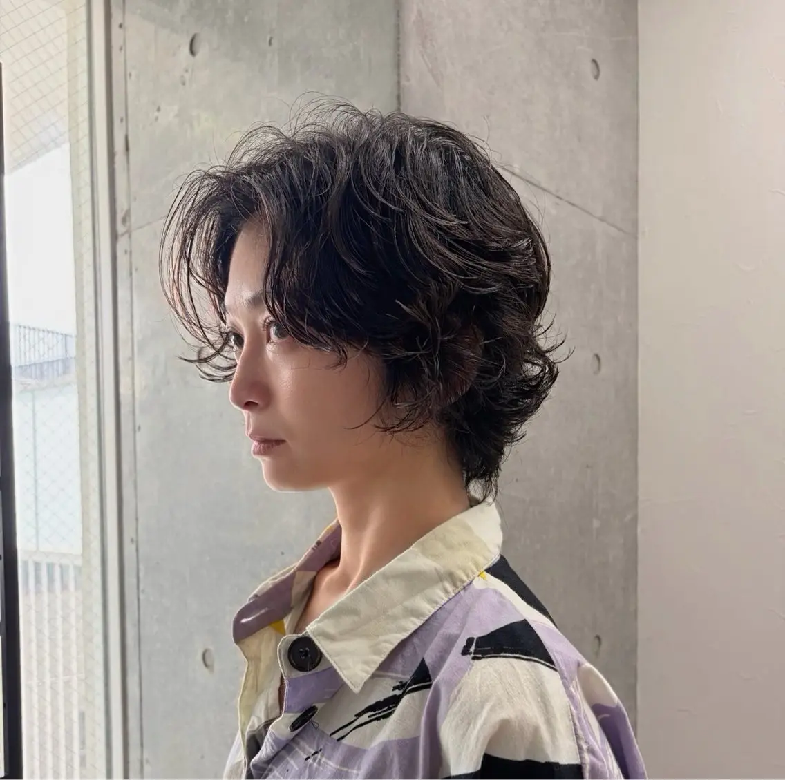 ショート パーマ カット パーマ 🌀くせ毛風 ナチュラルパーマ優吉のヘアスタイル