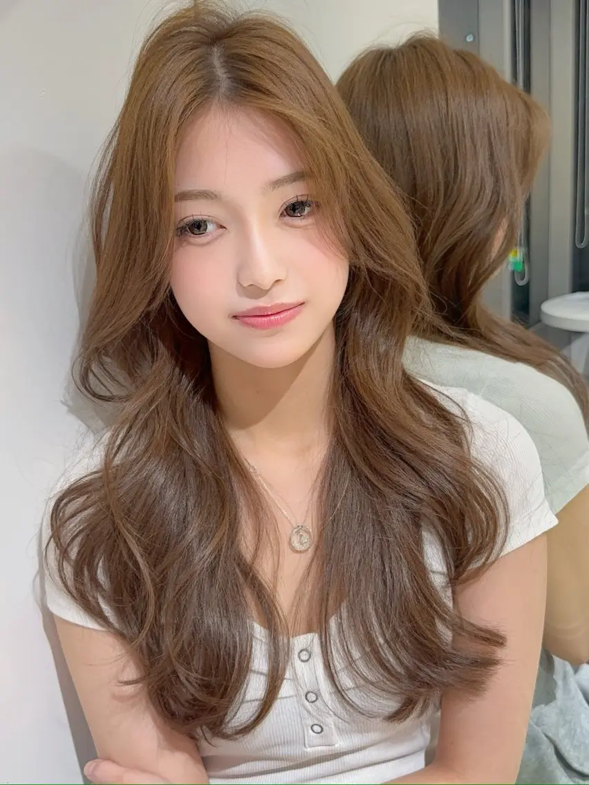 ロング カラー ベージュカラー ブリーチ 透明感カラー グレージュ ラベンダーカラー ヘアカラー 佐渡優 365連勤する美容師のヘアスタイル
