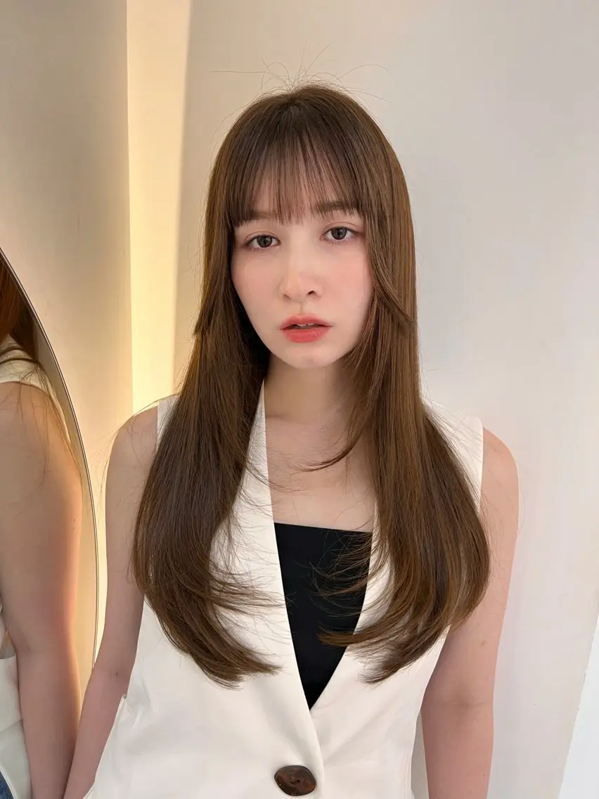 ロング ロングレイヤー レイヤーカット ロング 長谷川真鈴/レイヤー /髪質改善🤍🤍のヘアスタイル