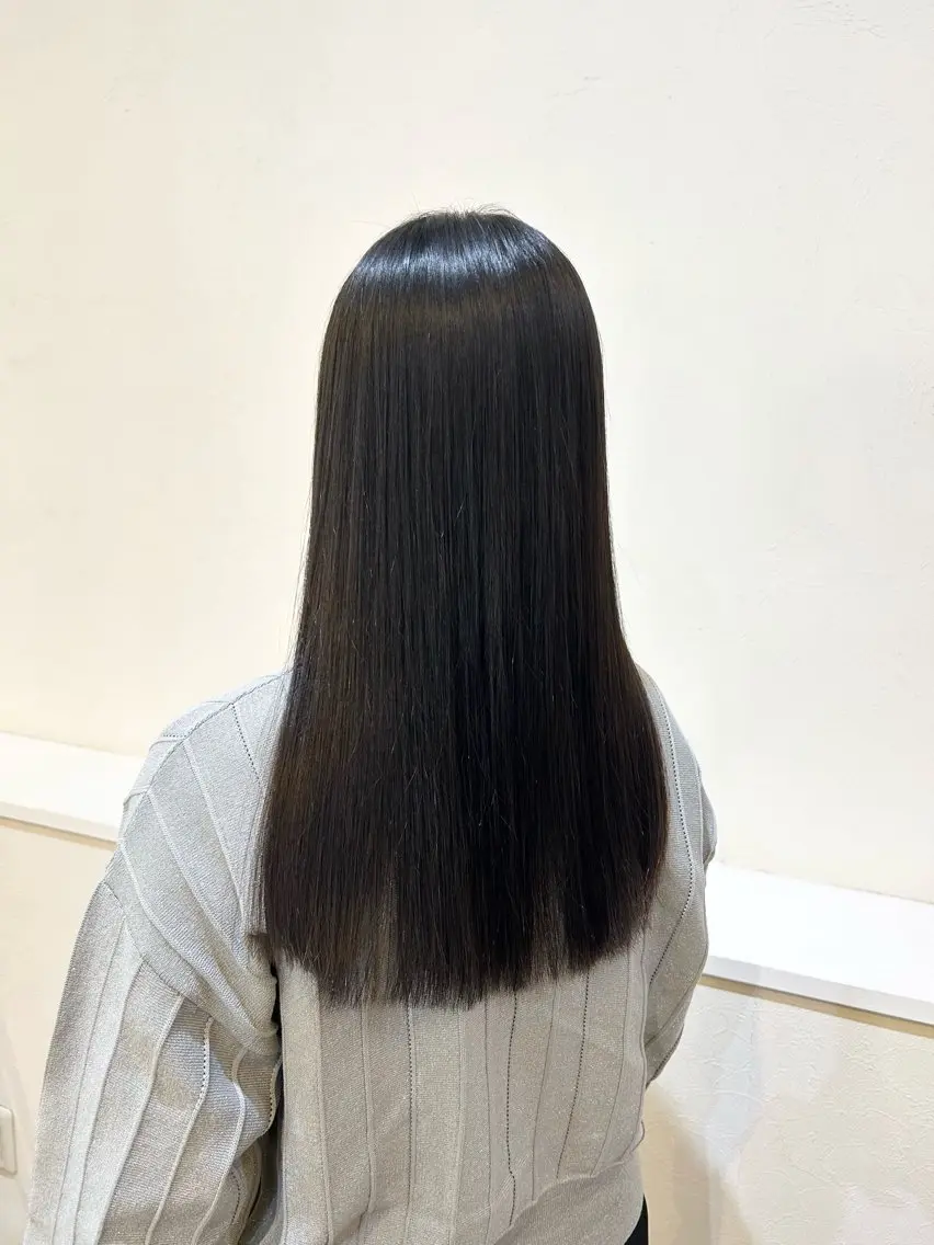 【柔らか質感🫧】メンテナンスカット➕透明感カラー🩵の写真