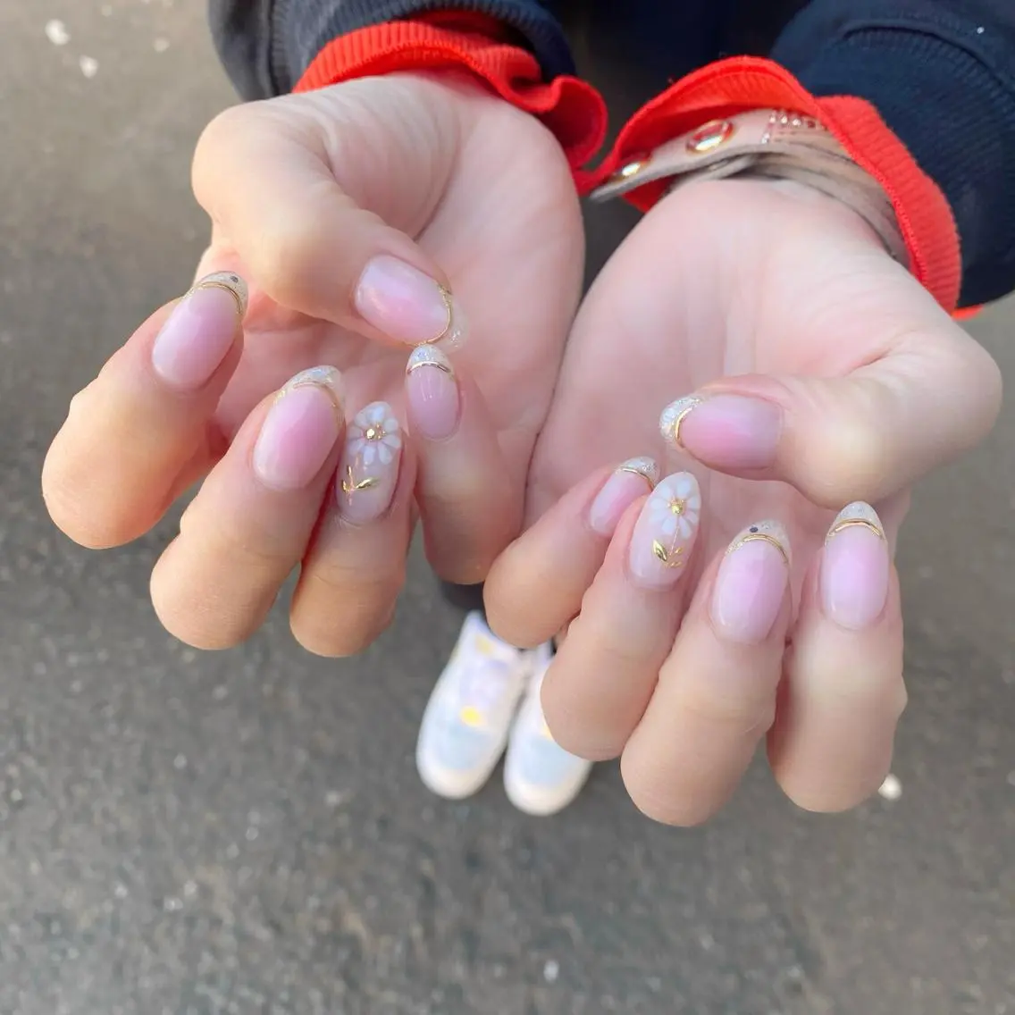ネイル チークネイル フラワーネイル フレンチネイル ニュアンスネイル ぷっくりネイル ハンドネイル Salon Ｋのネイルデザイン