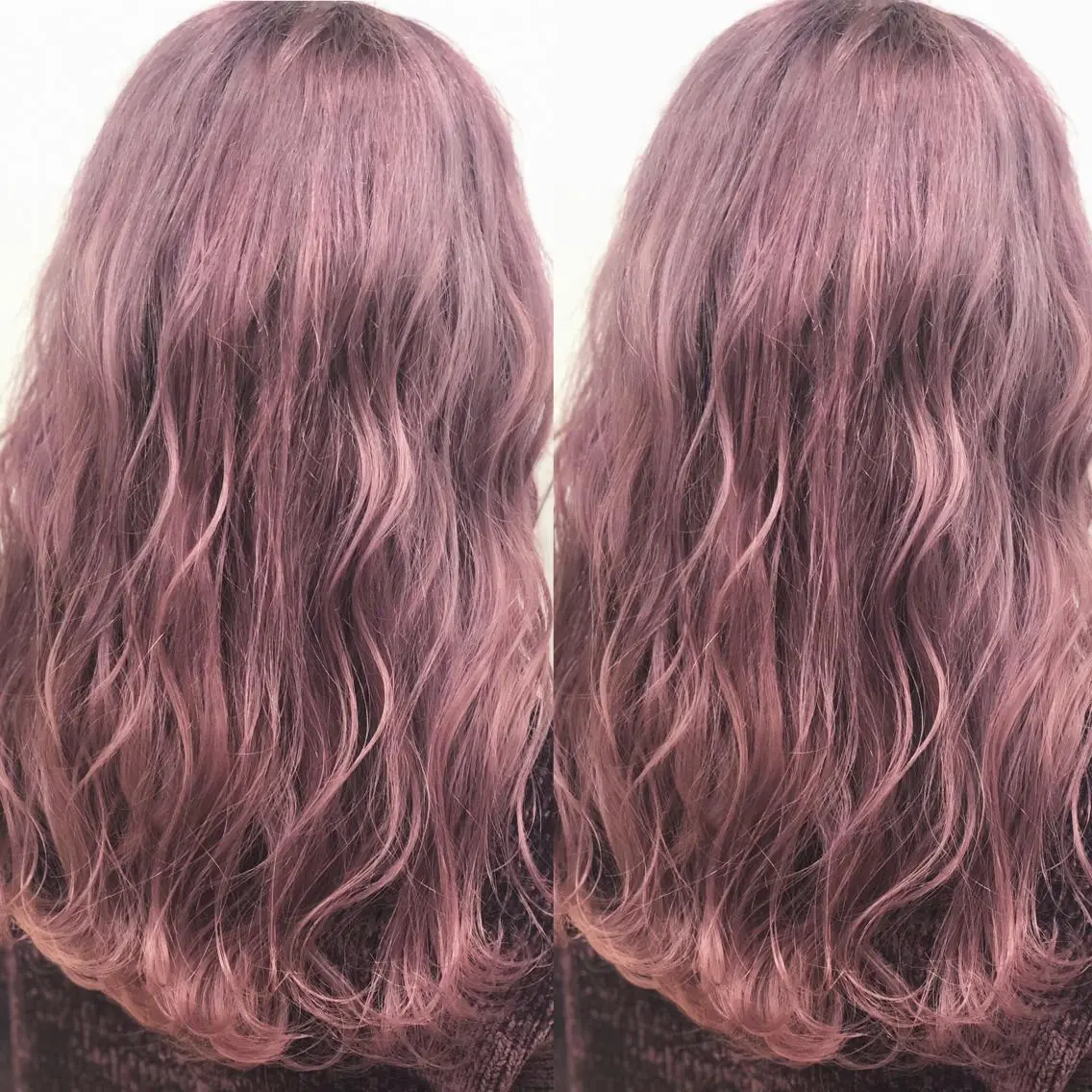 ロング カラー ピンクカラー ピンクパープル パープルカラー BREK 袋井店のヘアスタイル