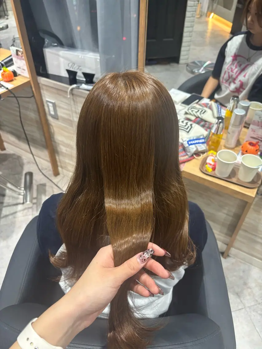 ロング 永田 幸枝のヘアスタイル