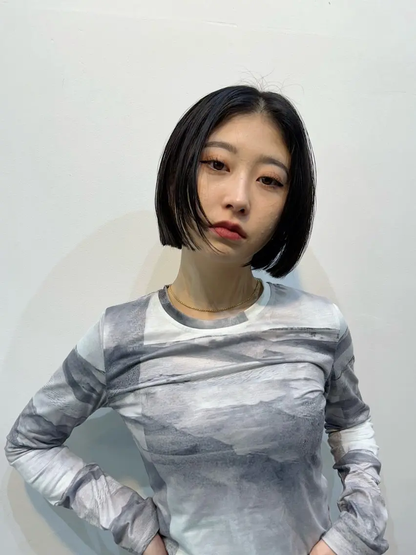 ミディアム カラー 山中 束真のヘアスタイル