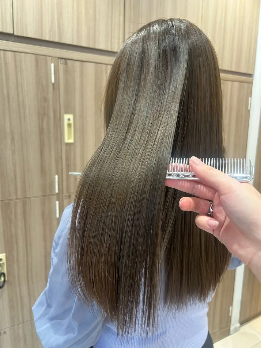 ロング カラー 透明感カラー ヘアカラー 髪質改善 × 高発色 color/Runoのヘアスタイル