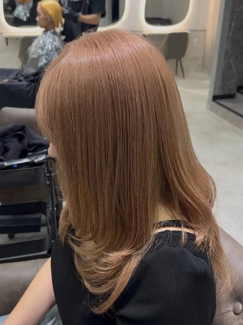 ロング カラー 色落ちまで盛れる 💟まなみのヘアスタイル