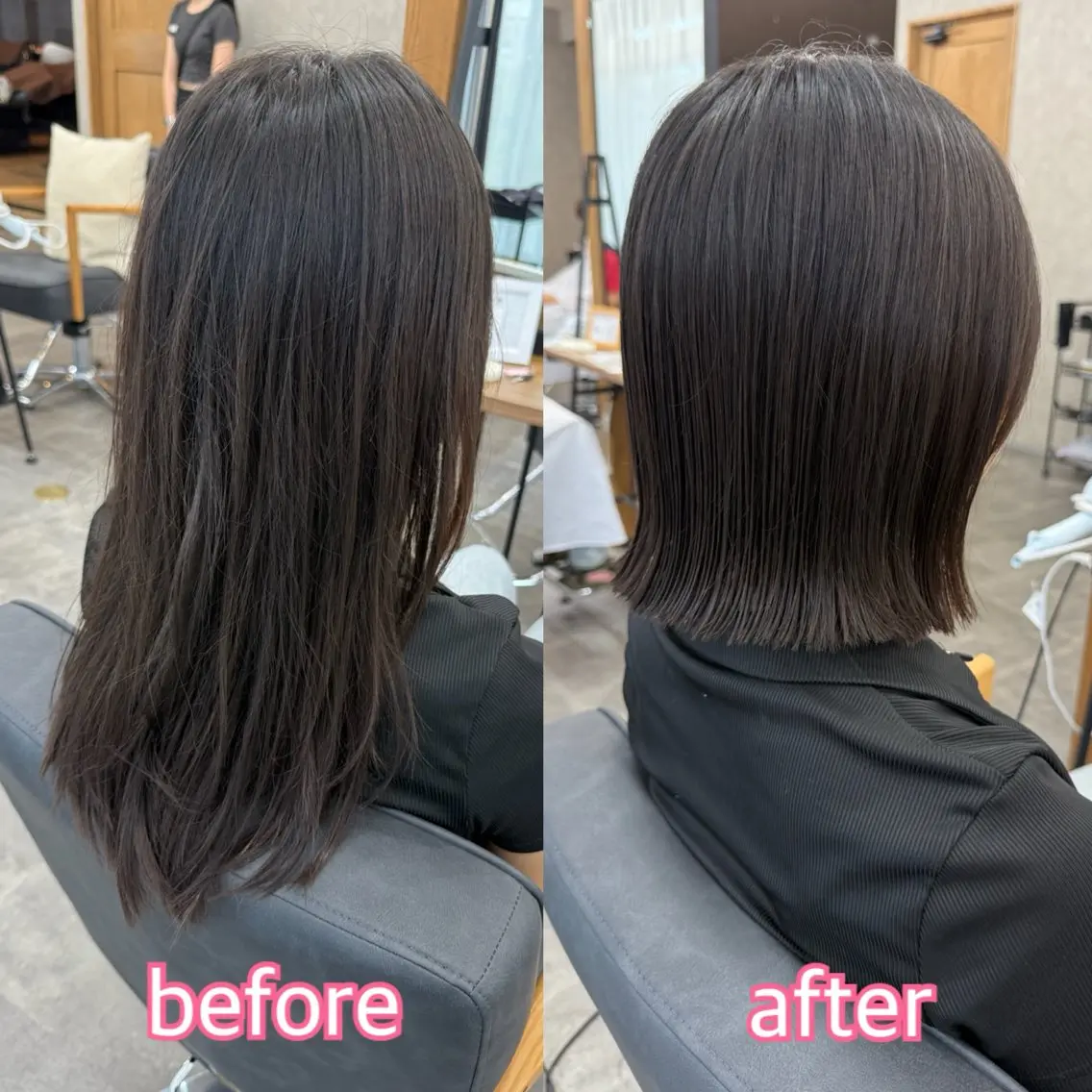 ミディアム ボブ カット トリートメント 似合わせボブ🎀🫧 千葉 優希のヘアスタイル