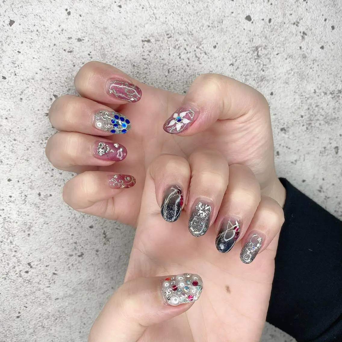 セミロング カラー パーマ ヘアアレンジ メンズ キッズ ネイル マツエク・マツパ ジェルネイル パラジェル Salon Ｋのネイルデザイン
