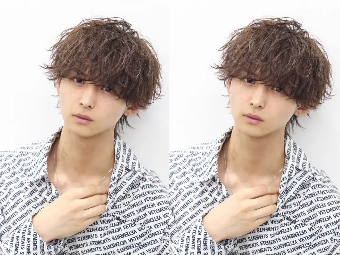 ミディアム カラー メンズ 楽にキマる🔥垢抜け ヘア/RAIKIのヘアスタイル