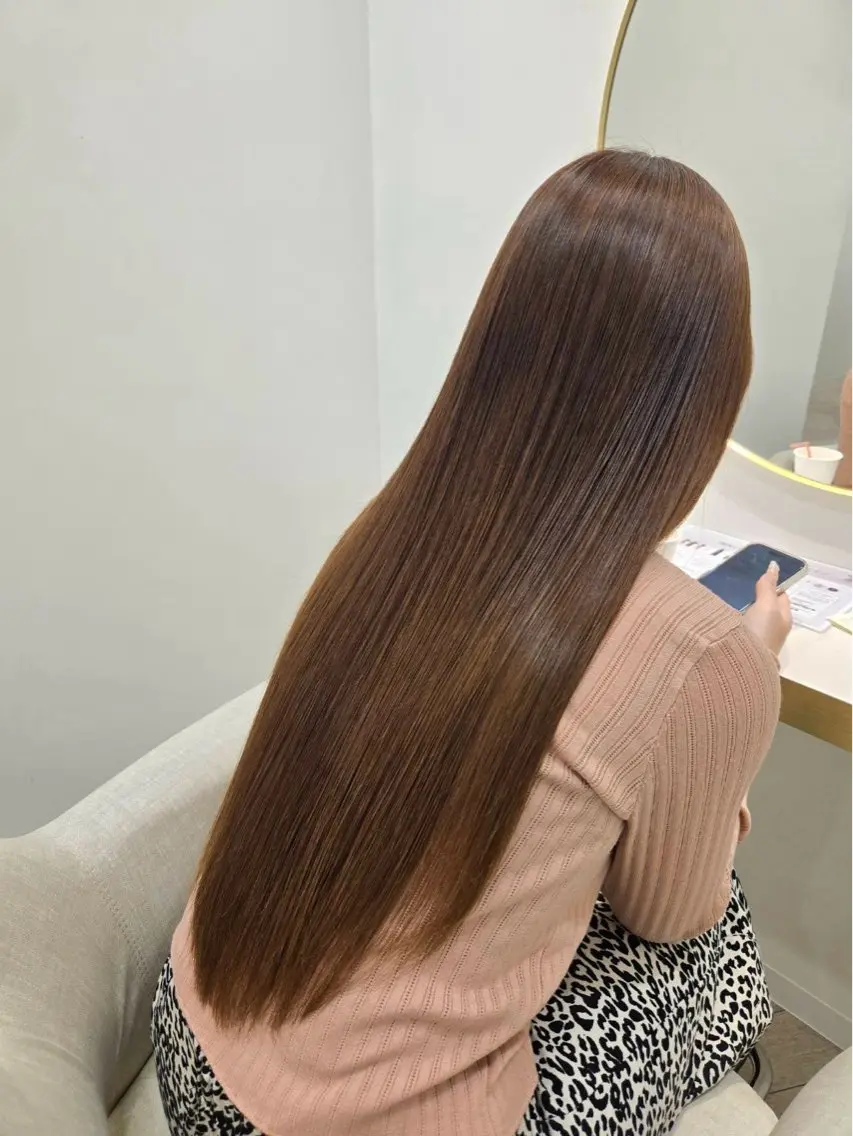 カット 縮毛矯正 トリートメント 甲斐美月 /Jr.スタイリストのヘアスタイル