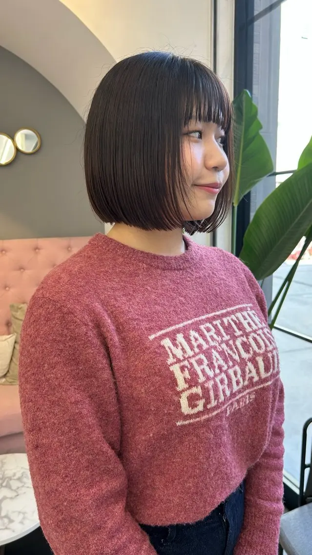 カラー くろかわ まいのヘアスタイル