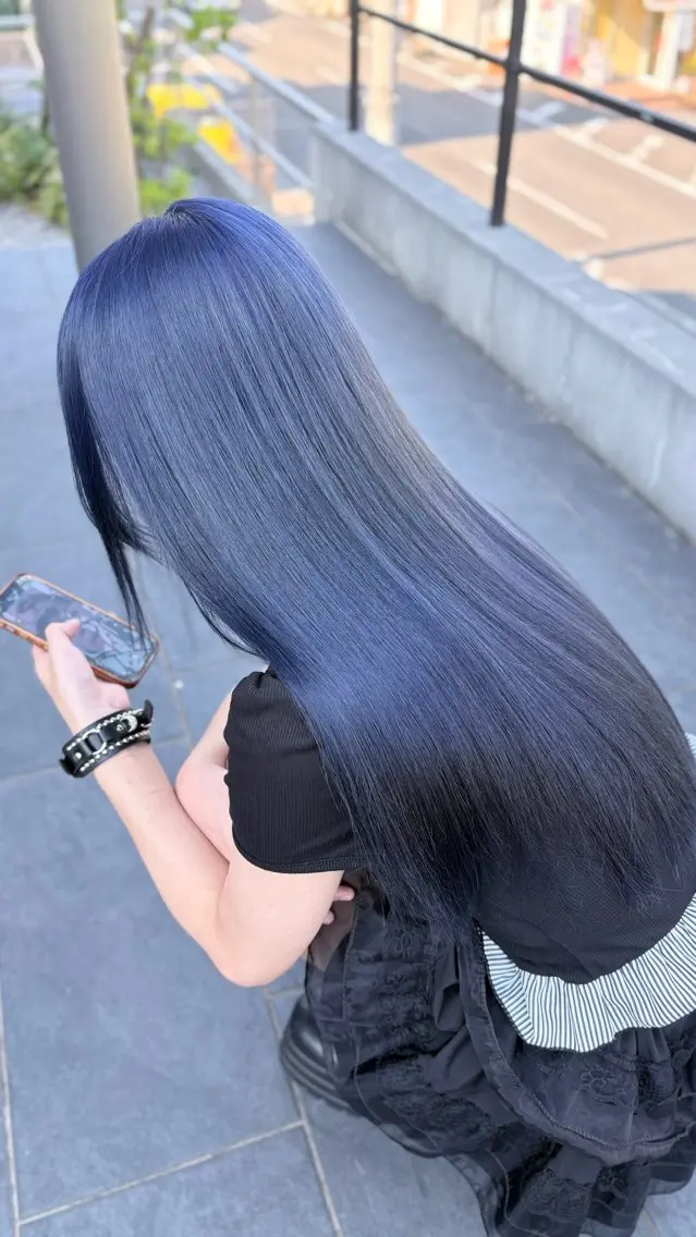 ロング カラー ヘアカラー トリートメント カットモデル✂️ ゆうかのヘアスタイル