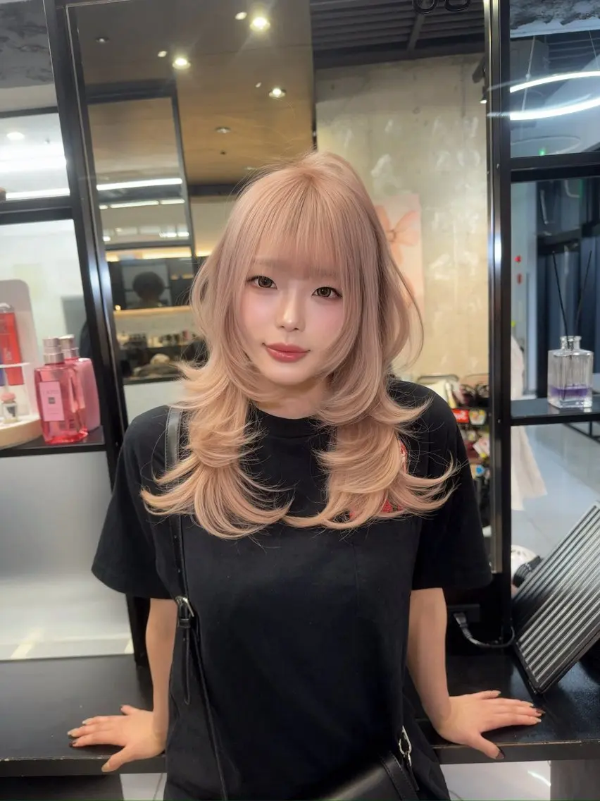 ロング カラー 佐藤正堯/ブリーチ /レイヤー/エクステのヘアスタイル