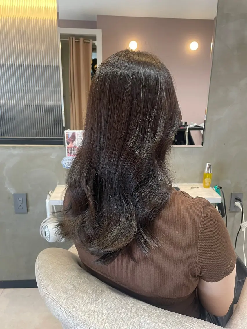 ミディアム ヘアカラー 💖髪質改善カラー / Rion💖のヘアスタイル