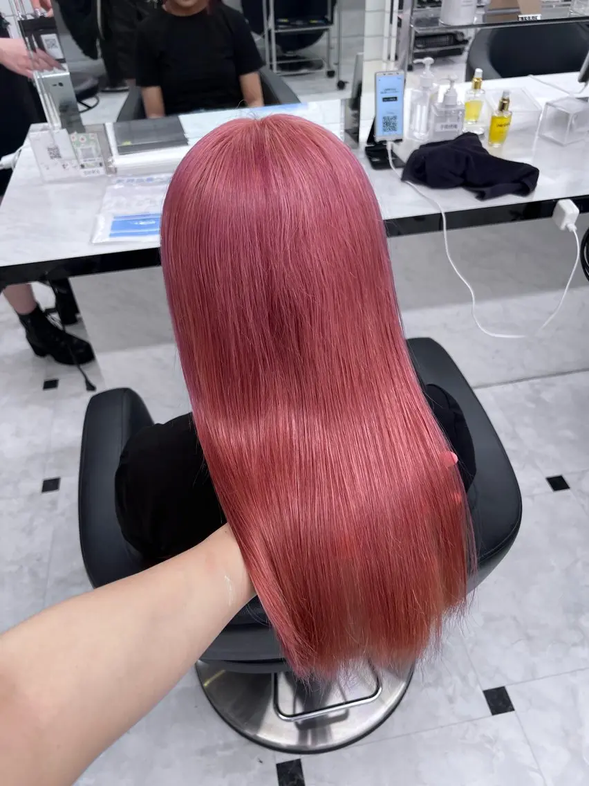 ミディアム カラー ヘアアレンジ カット ヘアカラー トリートメント ヘッドスパ ヘアセット 💕上野美容師☁ ブリーチ💖サワのヘアスタイル