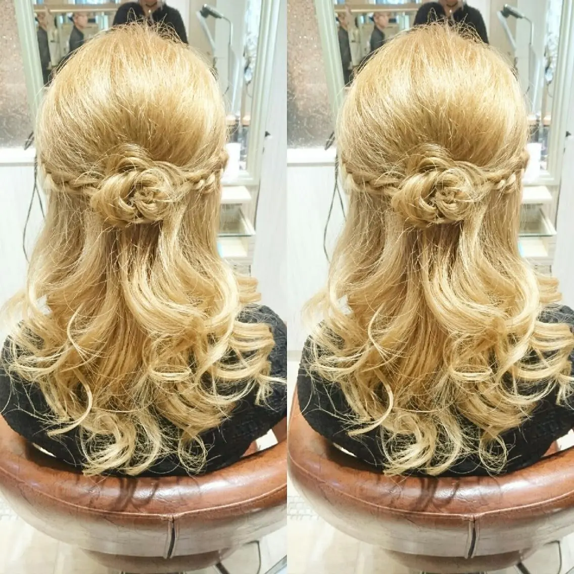 ヘアアレンジ カラー 嶋田 ゆきのヘアスタイル