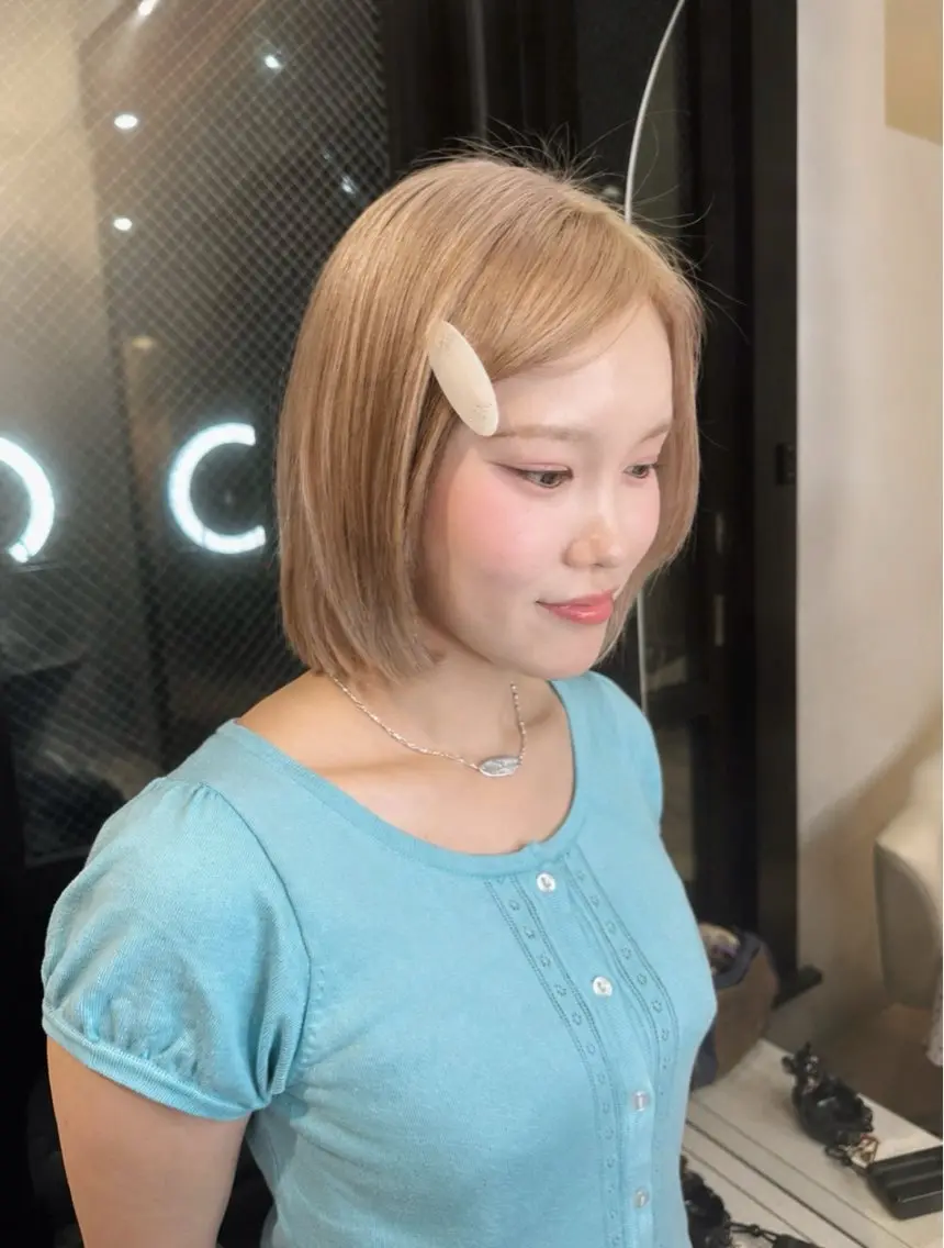 【期間限定20%OFF🩶】ダブルカラー(ブリーチ+カラー)+COTAクイックトリートメント27,000→21,600の写真