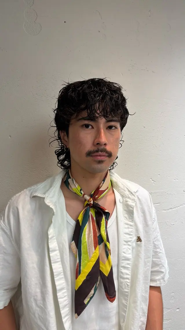 メンズ メンズパーマ sugo annaのヘアスタイル