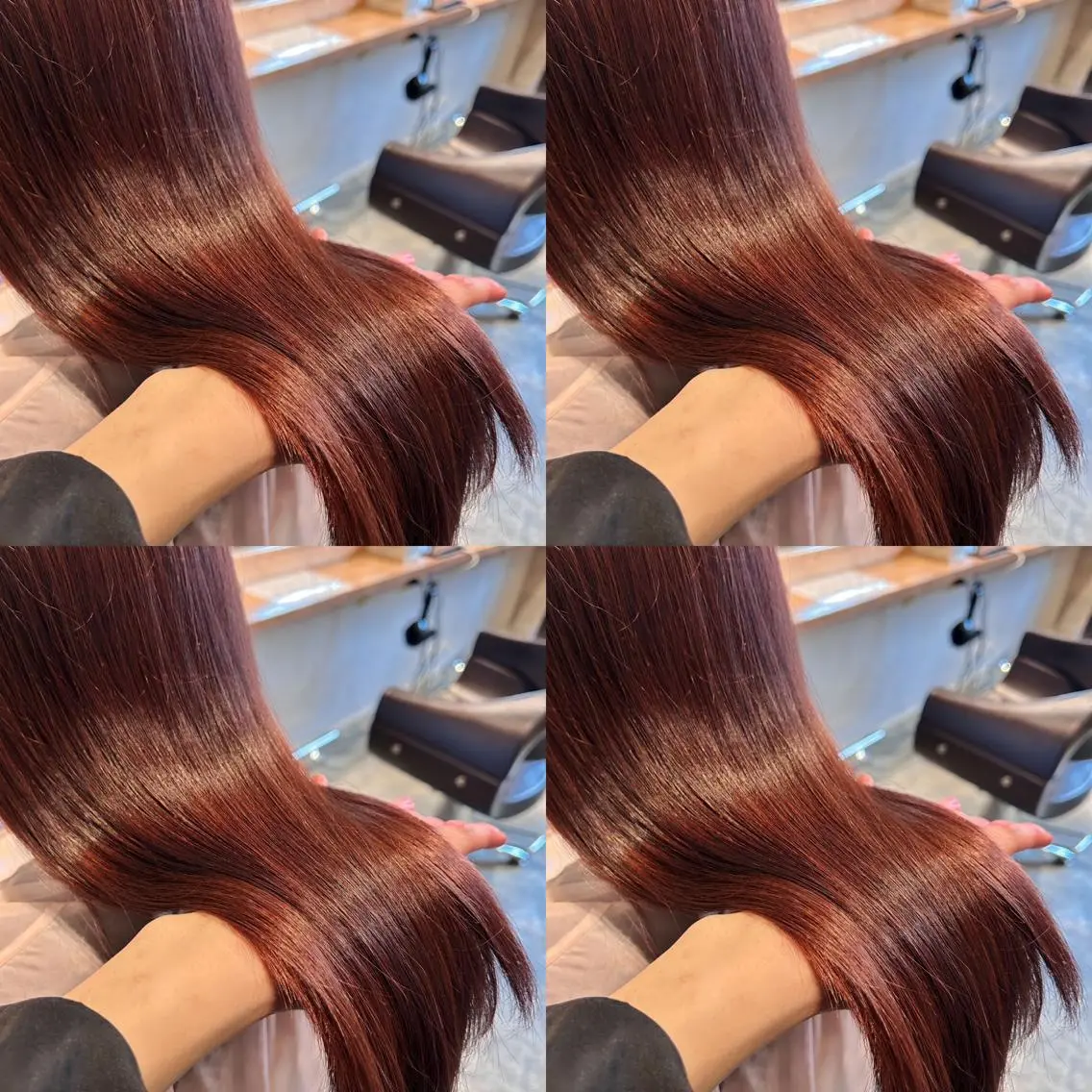 ロング カラー ブラウンカラー ピンクカラー ピンクブラウン 店長✨髪質改善✖️ 透明感カラー／純大のヘアスタイル