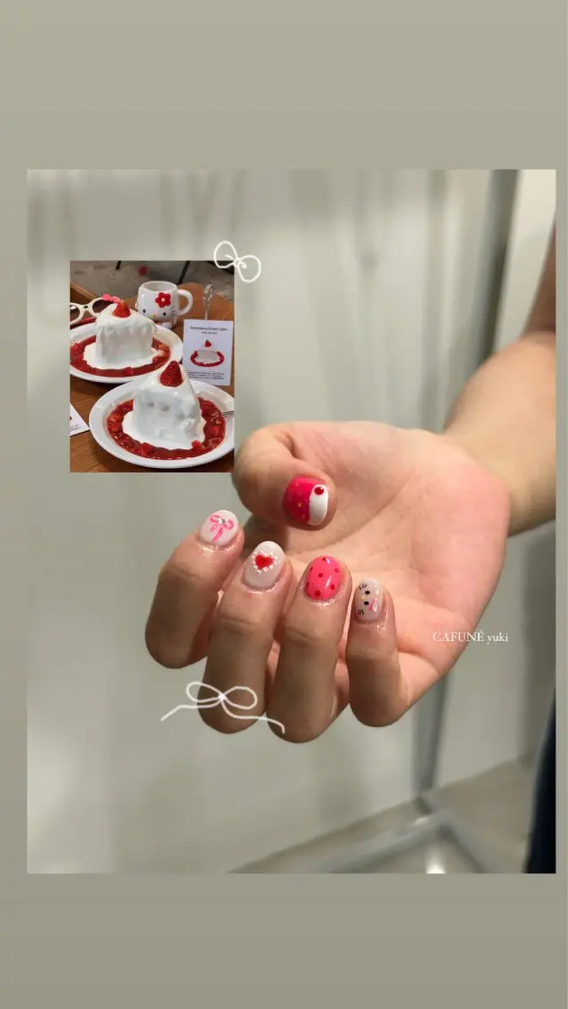 ネイル ハンドネイル 🎼CAFUNÉ_ TOKYO.•*¨のネイルデザイン