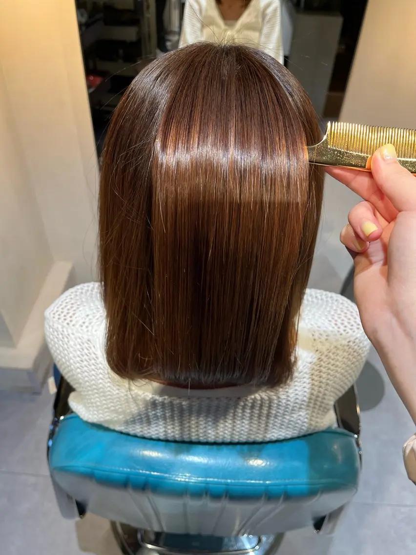 ミディアム トリートメント トリートメント 小野 愛美のヘアスタイル