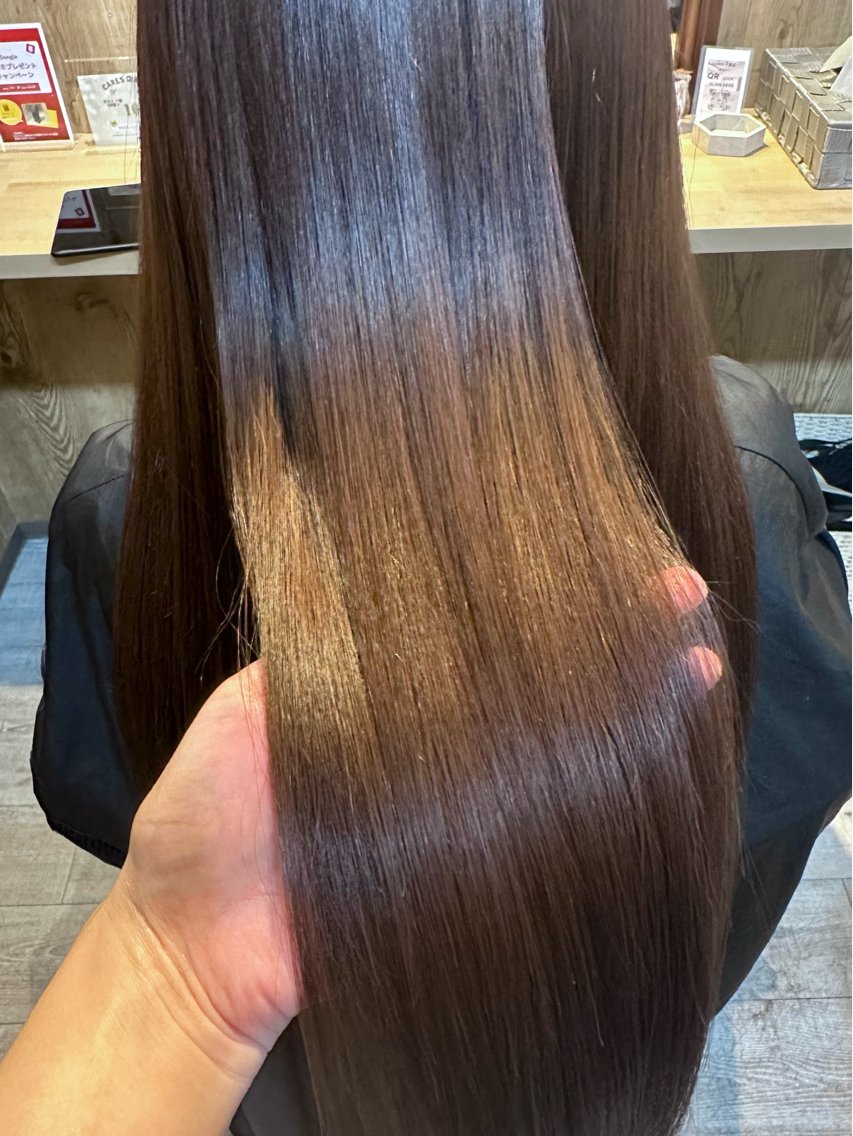 ロング 髪質改善 CARES千葉店 髪質改善美容室のヘアスタイル