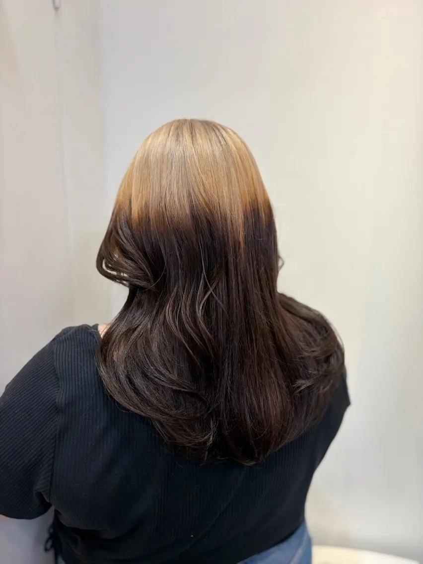 セミロング カラー ヘアカラー トリートメント 透明感うる艶カラー ¦コユキ🫧💞のヘアスタイル