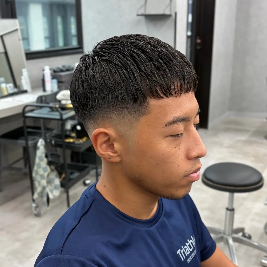 メンズ フェードカット カット 志村 シュンスケのヘアスタイル