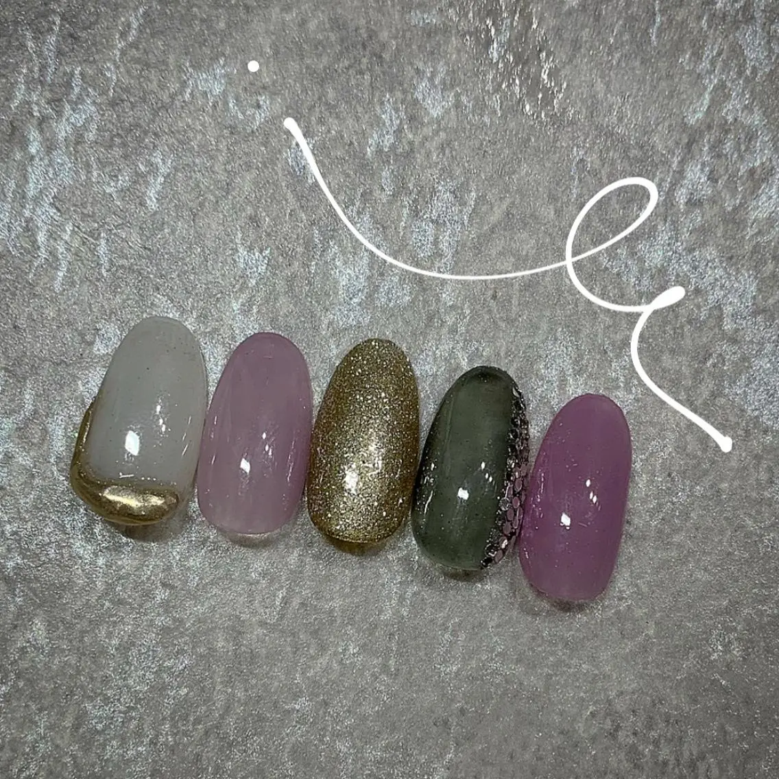 ネイル ハンドネイル ハンドケア lylynail YUUKAのネイルデザイン