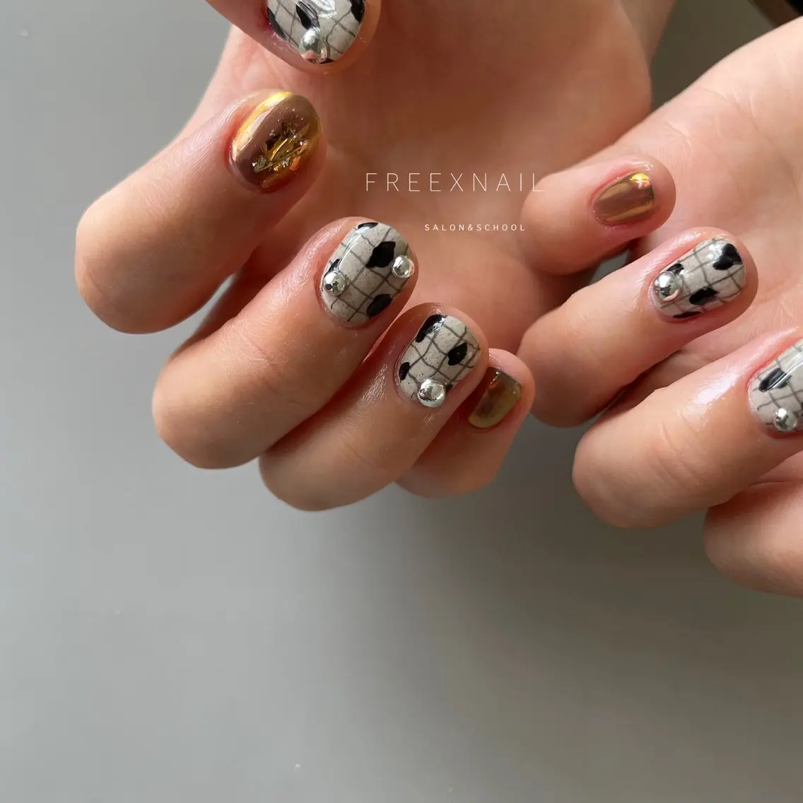ネイル ハンドネイル ハンドケア freex nail /ニュアンス/個性派のネイルデザイン