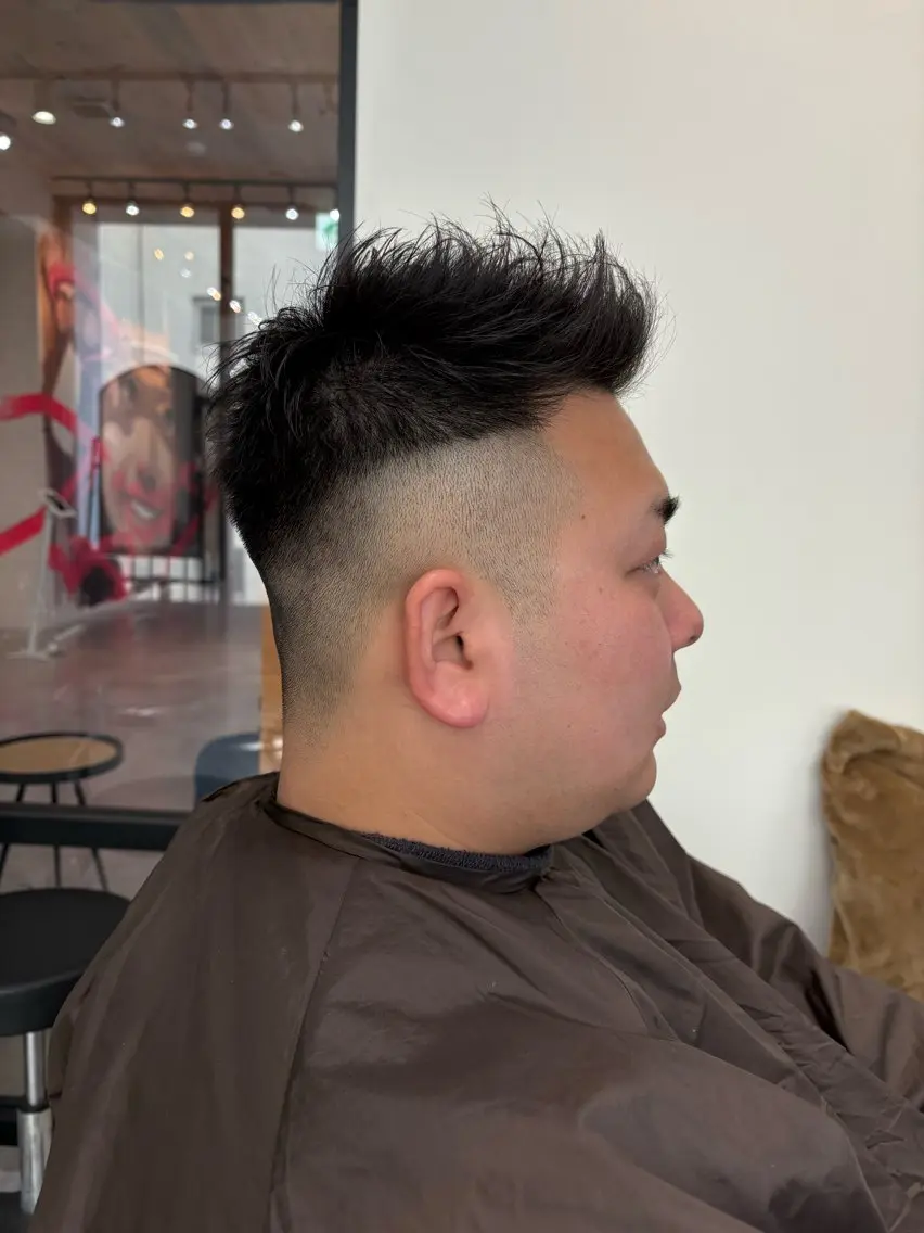 メンズ メンズショート ツーブロック カット メンズカット クドウユウキのヘアスタイル