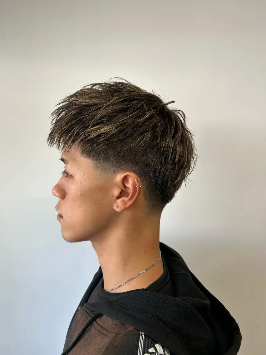 ショート メンズ カット 相澤 拳のヘアスタイル
