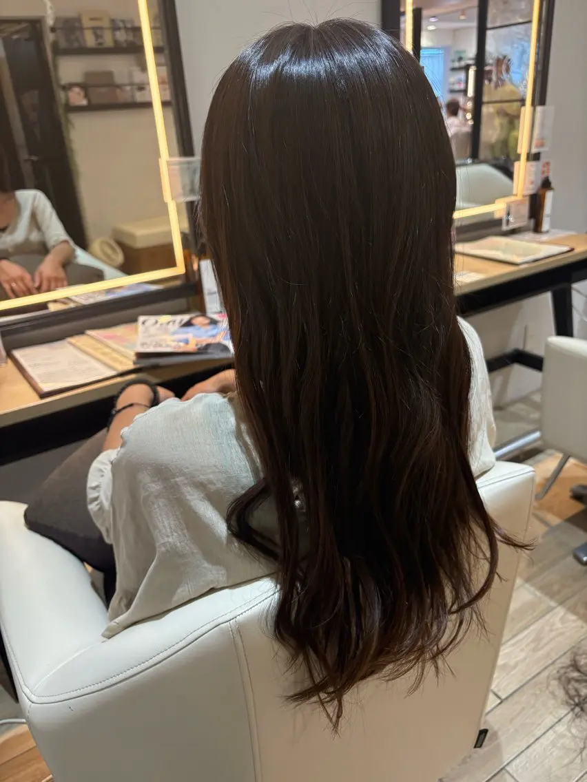 ロング ロング 梅沢 優羽のヘアスタイル