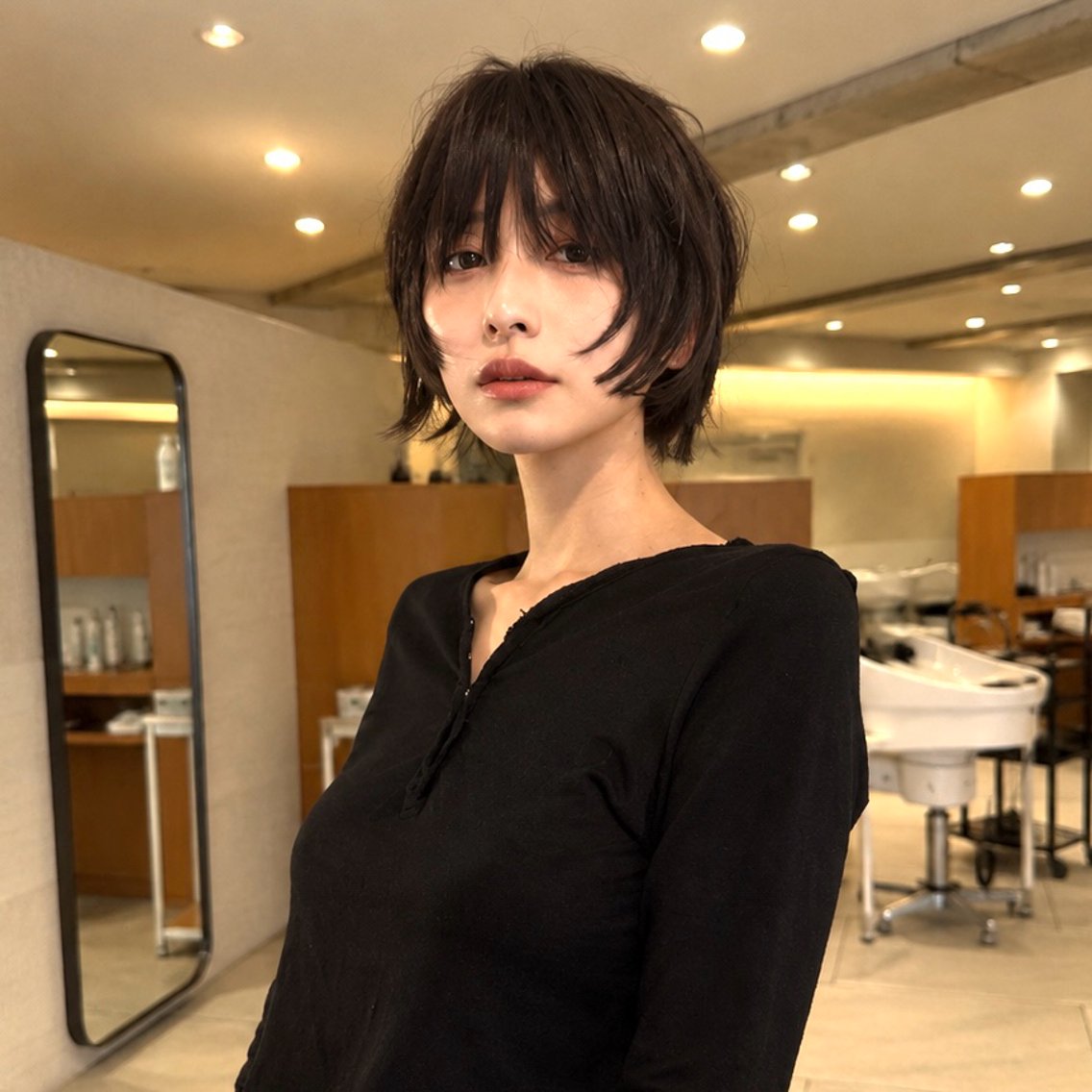 ショート カラー カット ヘアカラー kakeru/ボブ レイヤー・パーマのヘアスタイル
