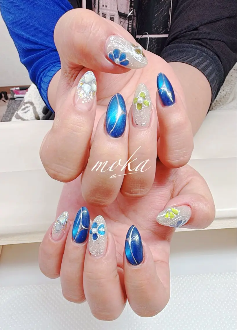 ネイル 胡蝶蘭レディースサロ ンNailMOKAのネイルデザイン